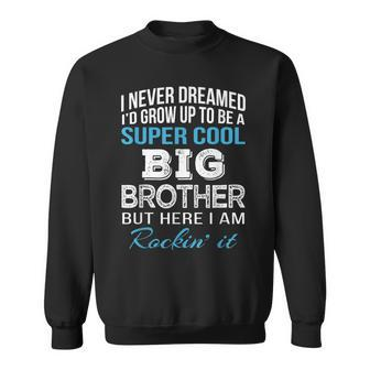 Brother Gift From Sister Funny Big Brother Birthday Sweatshirt - Thegiftio UK
