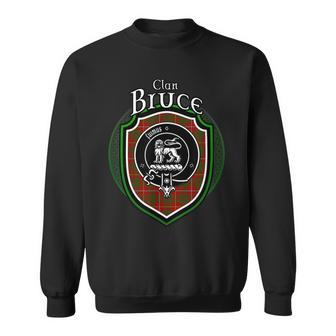 Bruce Clan Crest | Scottish Clan Bruce Family Crest Badge Sweatshirt - Seseable