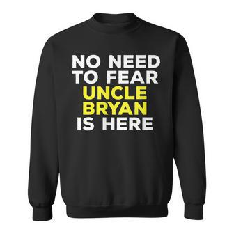Bryan Funny Uncle Gift Family Graphic Name Gift For Mens Sweatshirt - Seseable