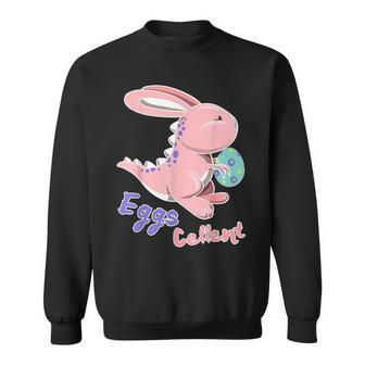 Bunnysaurus Easter T Rex Bunny Egg Hunting Rabbit V2 Sweatshirt - Seseable