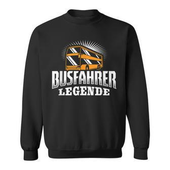 Busfahrer Legend Bus Arbeitsbus Fahrer Sweatshirt - Seseable