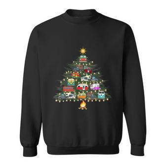 Camper Christmas Tree Vehicles Camping Rving Trailers Gift Tshirt Sweatshirt - Monsterry UK