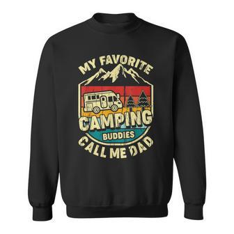 Camping For Dad Funny Vintage Camping For Men Sweatshirt - Seseable