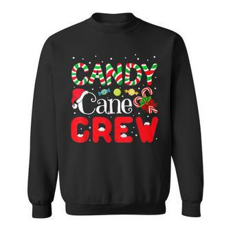 Candy Cane Crew Funny Christmas Candy V2 Men Women Sweatshirt Graphic Print Unisex - Seseable