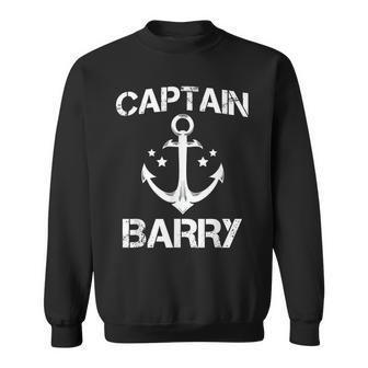 Captain Barry Funny Birthday Personalized Surname Clan Gift Men Women Sweatshirt Graphic Print Unisex - Thegiftio UK