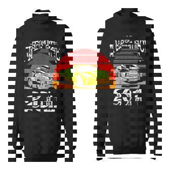 Car Awesome Since 2011 11Th Birthday 11 Years Old Car Lover Men Women Sweatshirt Graphic Print Unisex - Seseable