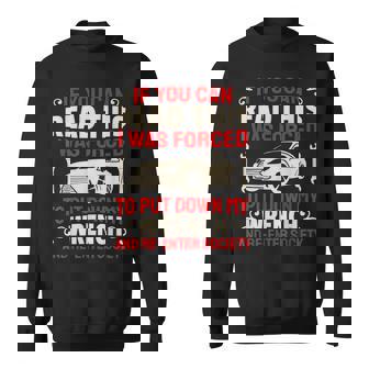 Car Mechanic Wrench - Car Automobile Guy Auto Mechanic Men Women Sweatshirt Graphic Print Unisex - Seseable