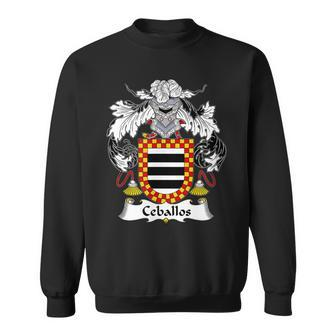 Ceballos Coat Of Arms Family Crest Sweatshirt - Seseable