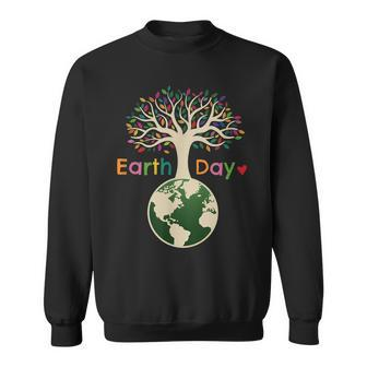 Celebrate Earth Day Colorful Tree - Earth Day Sweatshirt | Mazezy