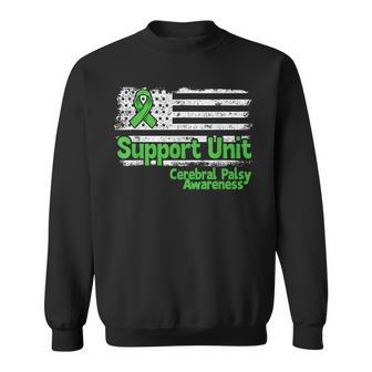 Cerebral Palsy Support Unit Flag Cerebral Palsy Awareness Sweatshirt | Mazezy