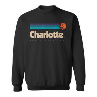 Charlotte Basketball B-Ball City North Carolina Charlotte Sweatshirt - Seseable
