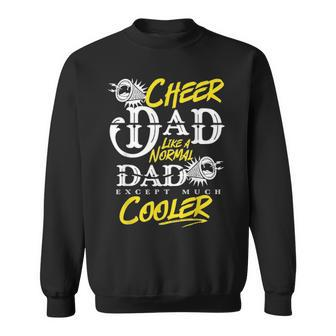 Cheer Dad Gifts Daddy Father Day Sport Cheerleader V2 Sweatshirt - Seseable