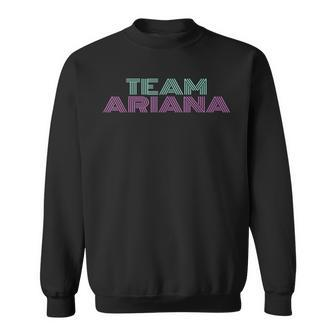 Cheer For Ariana Show Support Be On Team Ariana | 90S Style Sweatshirt | Mazezy AU