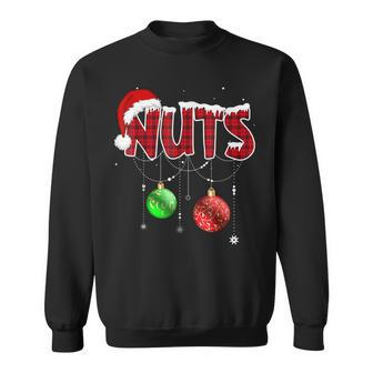 Chest Nuts Funny Matching Chestnuts Christmas Couples Nuts Men Women Sweatshirt Graphic Print Unisex - Seseable