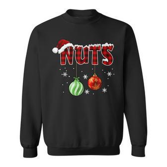 Chest Nuts Funny Matching Chestnuts Christmas Couples Nuts V32 Sweatshirt - Thegiftio UK