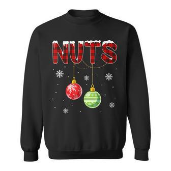 Chest Nuts Matching Chestnuts Funny Christmas Couples Nuts Men Women Sweatshirt Graphic Print Unisex - Seseable
