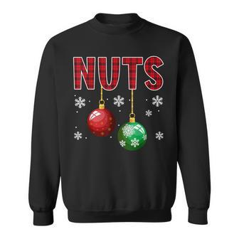 Chest Nuts Matching Chestnuts Funny Christmas Couples Nuts V14 Men Women Sweatshirt Graphic Print Unisex - Thegiftio UK