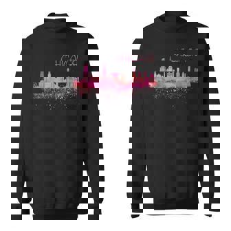 Chicago Skyline V2 Men Women Sweatshirt Graphic Print Unisex - Thegiftio