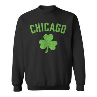 Chicago St Patricks Day - Pattys Day Shamrock Sweatshirt - Thegiftio