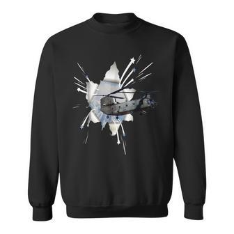 Chinook Helicopter Pilot T Ch 47 Army Helicopter Sweatshirt | Mazezy