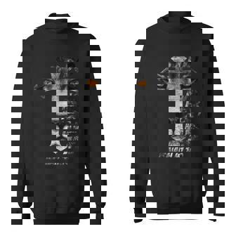 Christian Religious Bible Verse Sayings Lion Fear Scripture Sweatshirt - Seseable