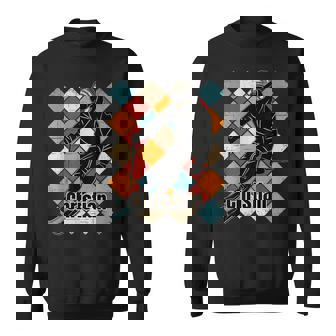 Christian Skipiste Vintage Skifahrer Name Sweatshirt - Seseable