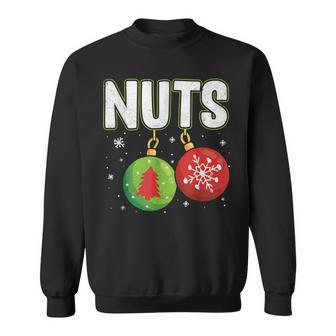 Christmas Chest Nuts Matching Chestnuts Funny Couples Men Women Sweatshirt Graphic Print Unisex - Thegiftio UK