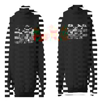 Christmas Coffee For Womens Sweets Winter Cozy Coffee Lovers V10 Men Women Sweatshirt Graphic Print Unisex - Thegiftio