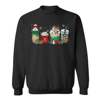 Christmas Coffee Women Sweets Winter Cozy Xmas Coffee Lovers V2 Men Women Sweatshirt Graphic Print Unisex - Thegiftio