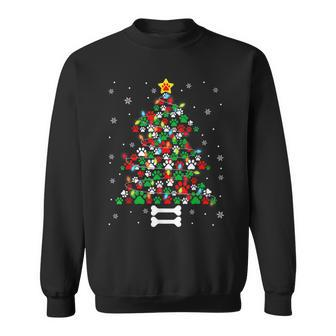 Christmas Cute Dog Xmas Tree Funny Dog Gifts Christmas Men Women Sweatshirt Graphic Print Unisex - Seseable