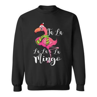 Christmas Fa La La La Mingo Funny Flamingo Lover Santa Gifts V2 Men Women Sweatshirt Graphic Print Unisex - Thegiftio UK