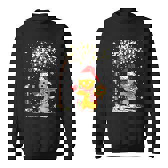 Christmas Gingerbread Books Librarian Reader Reading Teacher V12 Men Women Sweatshirt Graphic Print Unisex - Thegiftio
