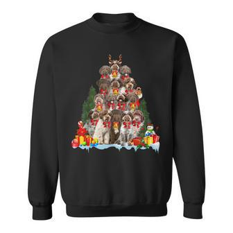Christmas Pajama Lagotto Romagnolo Xmas Tree Gifts Dog Lover Men Women Sweatshirt Graphic Print Unisex - Seseable
