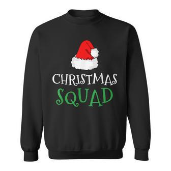 Christmas Squad Family Christmas Funny Pajama Pj Gift Men Women Sweatshirt Graphic Print Unisex - Seseable
