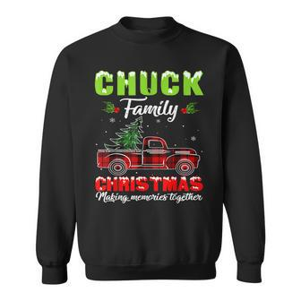 Chuck Christmas 2022 Family Christmas Matching Family Pajama Men Women Sweatshirt Graphic Print Unisex - Seseable