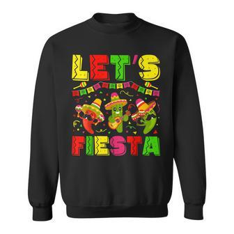 Cinco De Mayo Lets Fiesta Squad 5 De Mayo Mexican Fiesta Sweatshirt | Mazezy