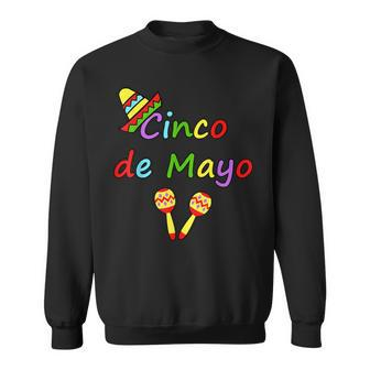 Cinco De Mayo Sombrero Mexico Taco Fiesta Mexican Food Salsa Sweatshirt | Mazezy