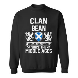 Clan Bean Scottish Family Clan Scotland Wreaking Havoc T18 Men Women Sweatshirt Graphic Print Unisex - Seseable