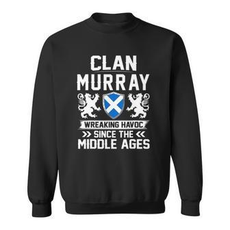 Clan Murray Scottish Family Scotland Mothers Day Fathers Men Women Sweatshirt Graphic Print Unisex - Thegiftio UK