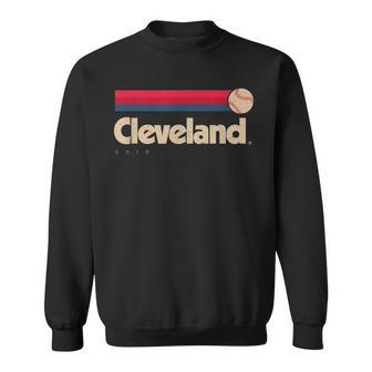 Cleveland Baseball Softball City Ohio Retro Cleveland Sweatshirt - Seseable