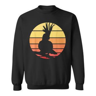 Cockatoo Women Retro Sunset Bird Lover Gifts Parrot Men Women Sweatshirt Graphic Print Unisex - Thegiftio UK