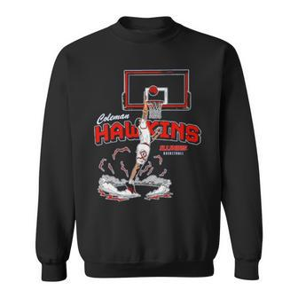Coleman Hawkins Illinois Basketball Sweatshirt | Mazezy