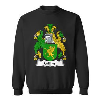 Collins Coat Of Arms - Family Crest Men Women Sweatshirt Graphic Print Unisex - Thegiftio UK