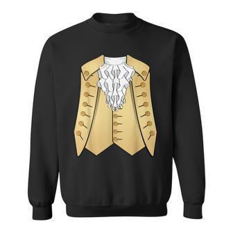 Colonial 18Th Century Historic America Aristocrat Costume Sweatshirt - Seseable