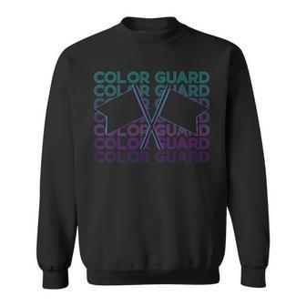 Color Guard Colour Guard Retro Sweatshirt | Mazezy