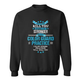 Color Guard Tshirt Gift Funny Marching Band Flags Men Women Sweatshirt Graphic Print Unisex - Thegiftio