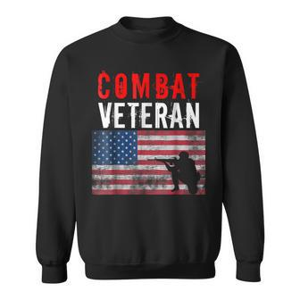Combat Veteran Us Army Us Navy Us Air Force Sweatshirt | Mazezy