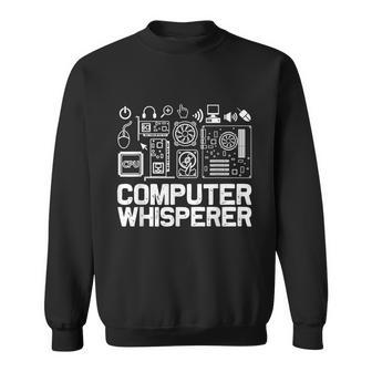 Computer Whisperer It Tech Support Nerds Geek V2 Sweatshirt - Monsterry CA