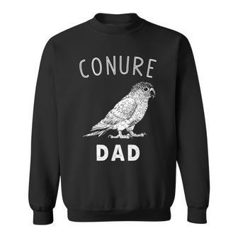 Conure Dad Green Cheek Conure Parrot Bird Papa Men Women Sweatshirt Graphic Print Unisex - Thegiftio UK