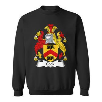 Cook Coat Of Arms Family Crest Sweatshirt - Seseable